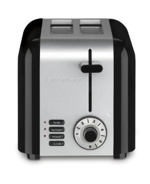 Cuisinart CPT-320 Compact Stainless 2-Slice Toaster, Brushed Stainless