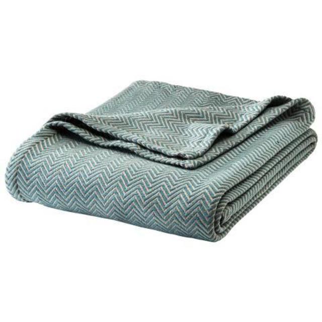 Threshold™ Organic Blanket Full/Queen in Zenith Teal