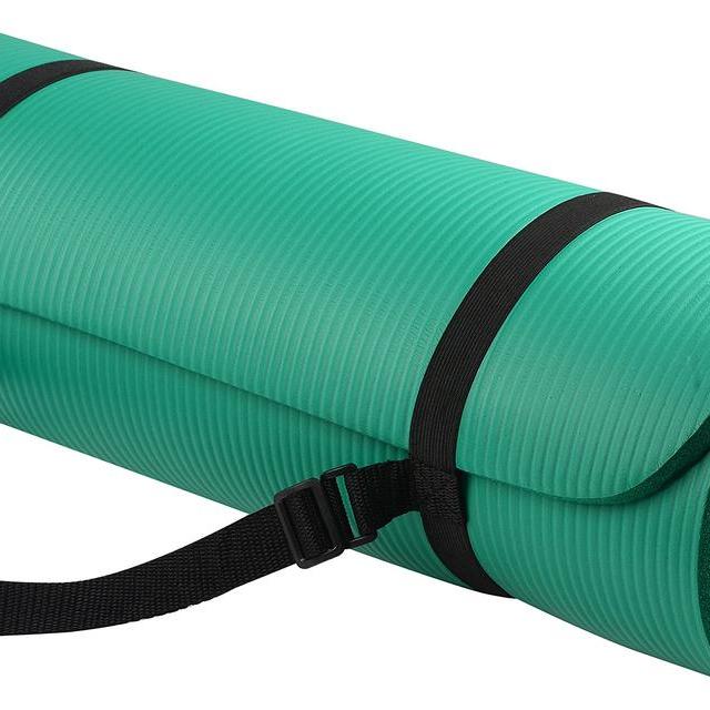 BalanceFrom GoYoga All-Purpose 1/2-Inch Extra Thick High Density Anti-Tear Exercise Yoga Mat with Carrying Strap