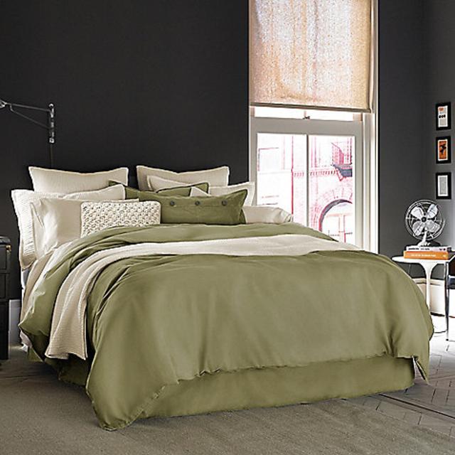 Kenneth Cole Reaction Home Mineral King Duvet Cover in Olive
