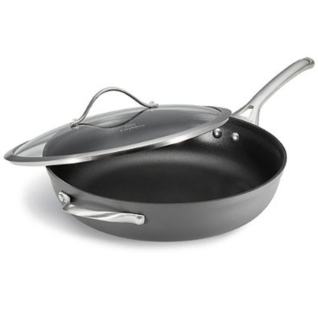 Calphalon® Contemporary Nonstick 13-Inch Covered Deep Fry Pan with Helper Handle