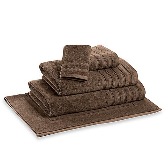 DKNY Luxe Bath Towel in Brown