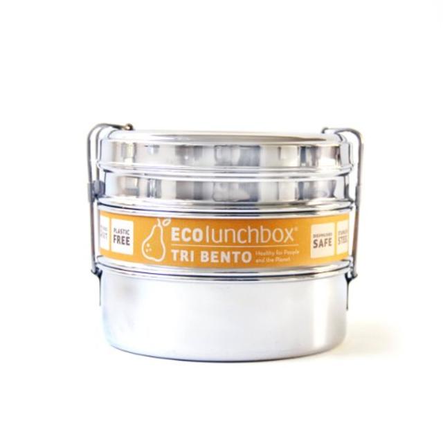 ECOlunchbox Tri Bento Stainless Steel Lunchbox