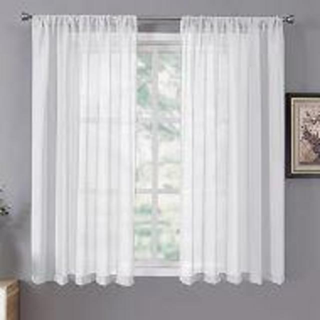 short Sheer Curtains