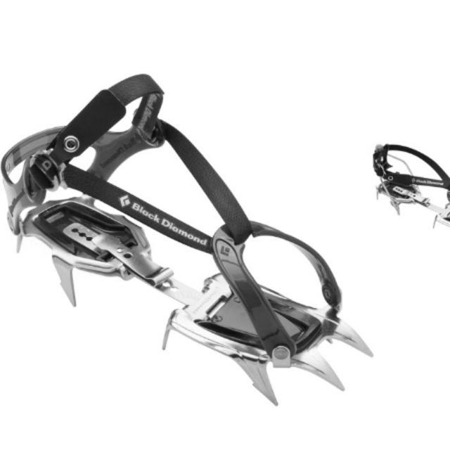 Black Diamond Contact Strap Crampons with ABS Plates