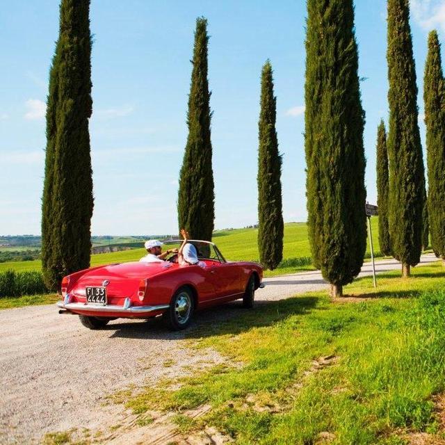 Rental car for us to explore the beautiful hills of Tuscany in