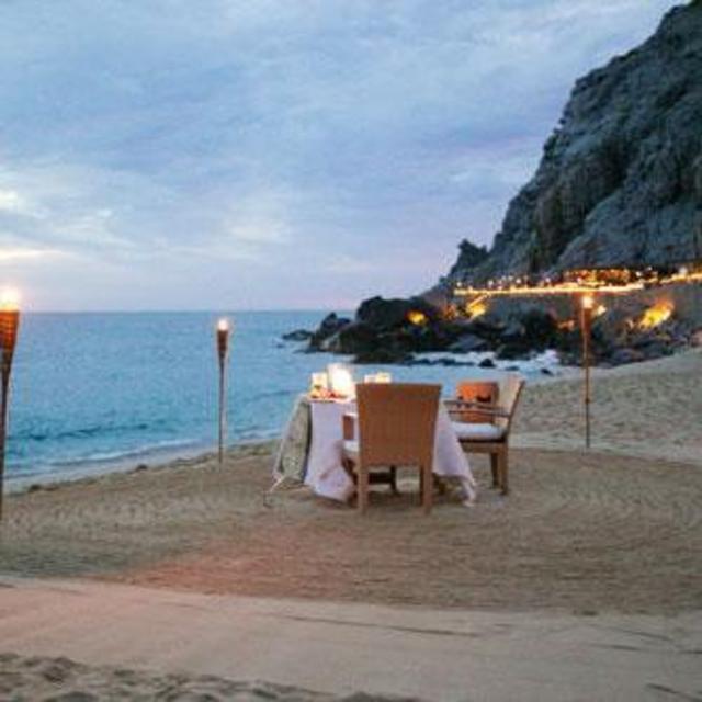 Private dinner on the beach