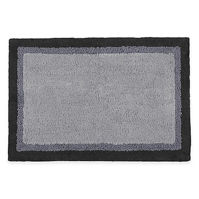 Madison Park Amherst 20-Inch x 30-Inch Bath Rug in Black