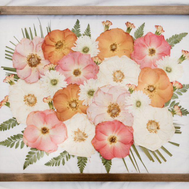 Pressed Wedding Bouquet