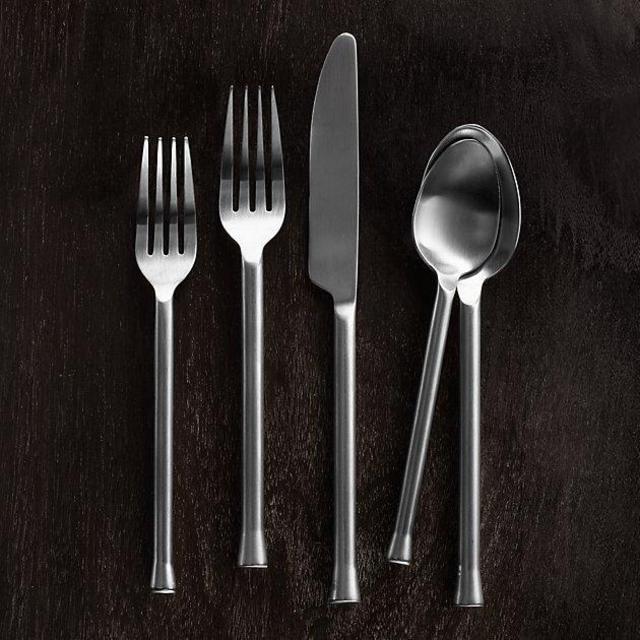 Foundry 5-Piece Place Setting Brushed Stainless Steel