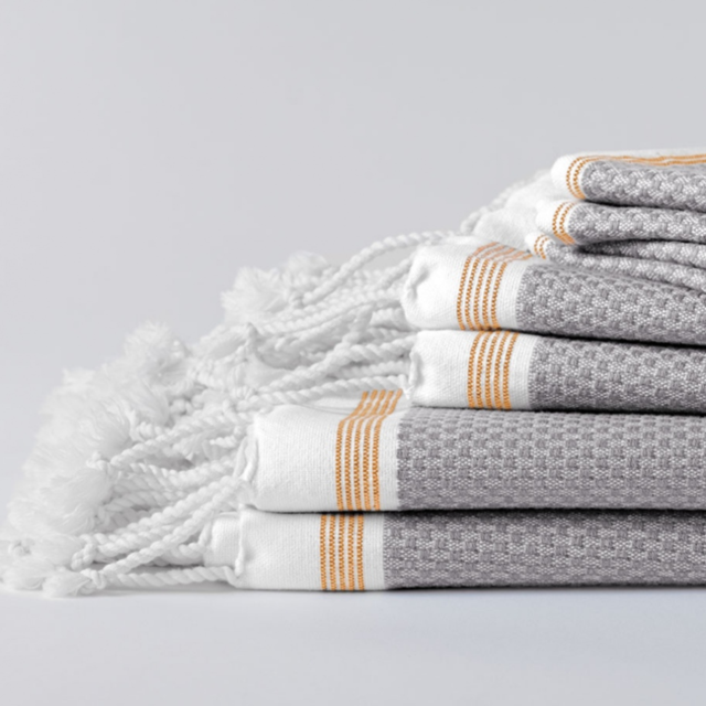 Mediterranean Beach Towels - Deep Pewter