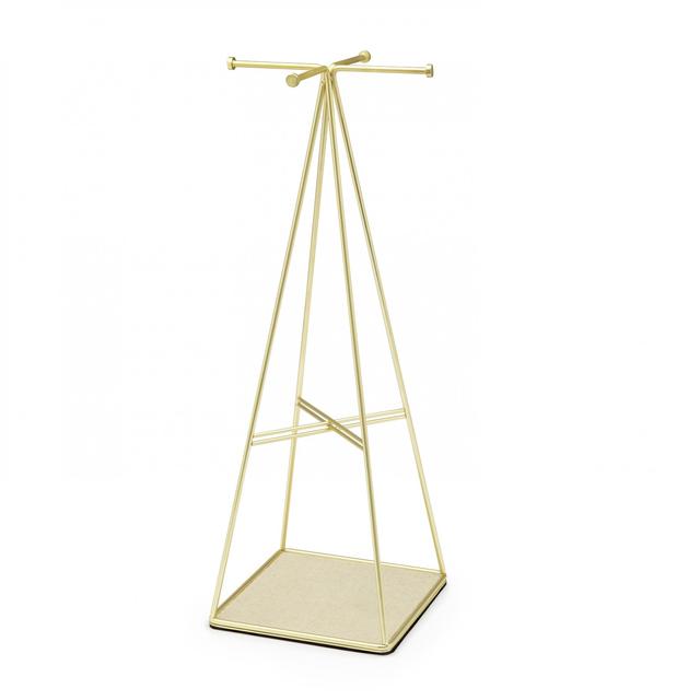 PRISMA JEWELRY STAND BRASS