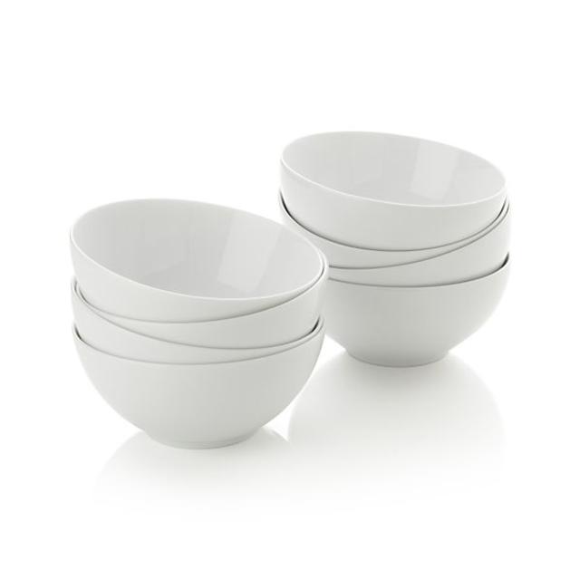 Set of 8 Aspen Bowls (Crate & Barrel)
