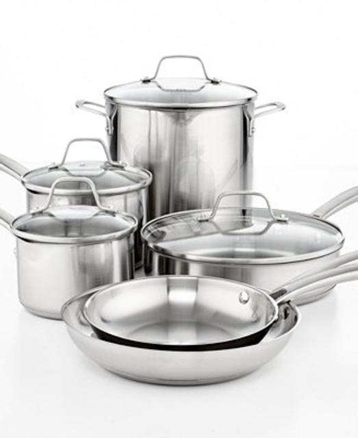 Classic Stainless Steel 10-Pc. Cookware Set