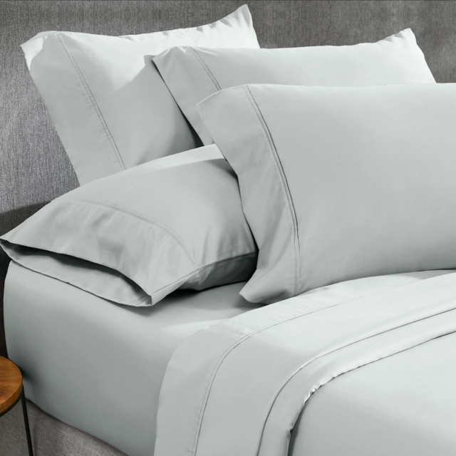 6 pcs- Everyday Soft Sateen Sheet Set
