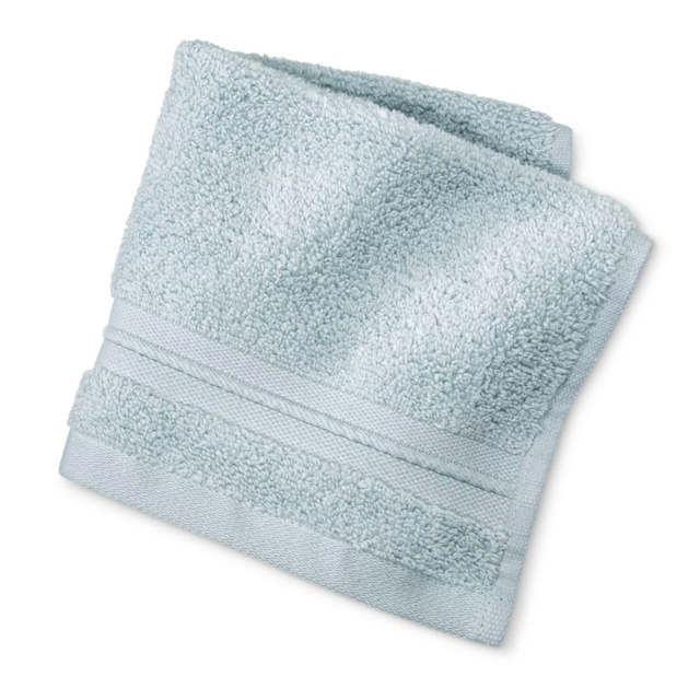 MicroCotton® Spa Washcloth - Fieldcrest® (Light Blue)