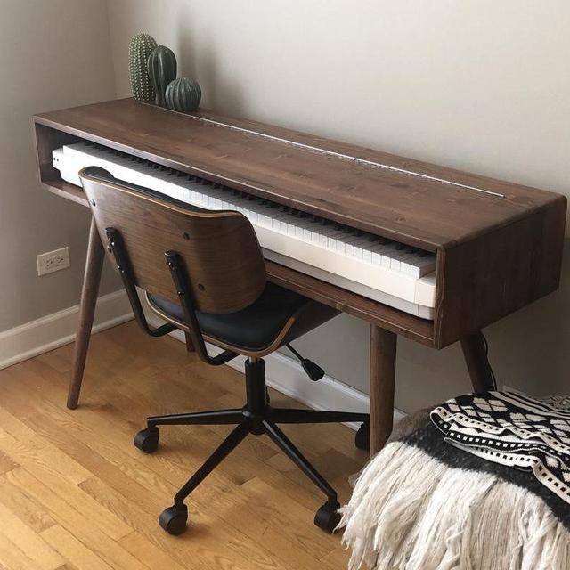 Computer Desk and Keyboard Stand