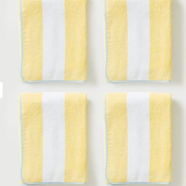 Beach Bundle- Yellow Stripe