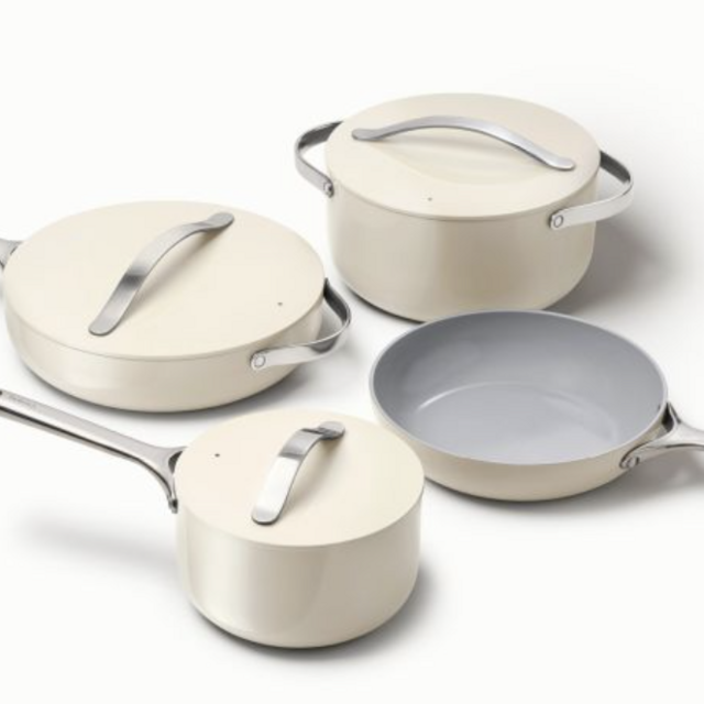 Pots and Pans Set, Non-Stick Kitchen Ceramic Cookware Set, Non-Toxic Coated, Nonstick