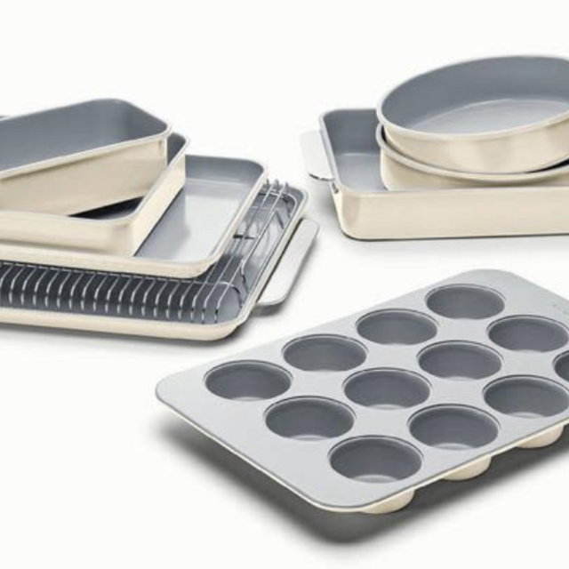11 Piece Bakeware Set, Non-Stick & Non-Toxic Ceramic-Coating Baking Dishes