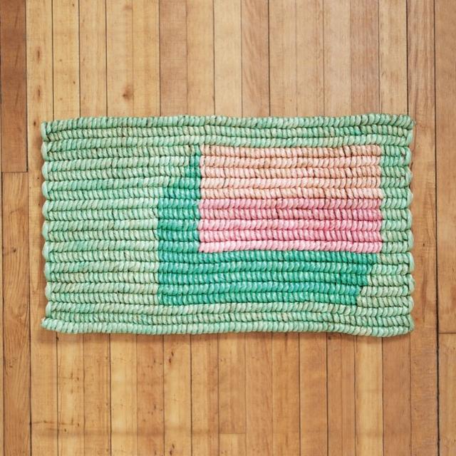 Above Home Floor Mat: Green