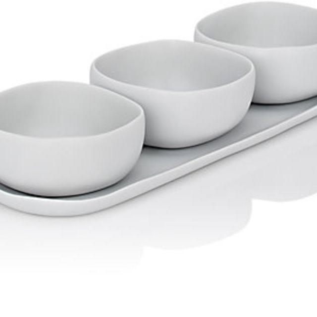 Tina Frey Designs Trio Of Bowls & Dish Set