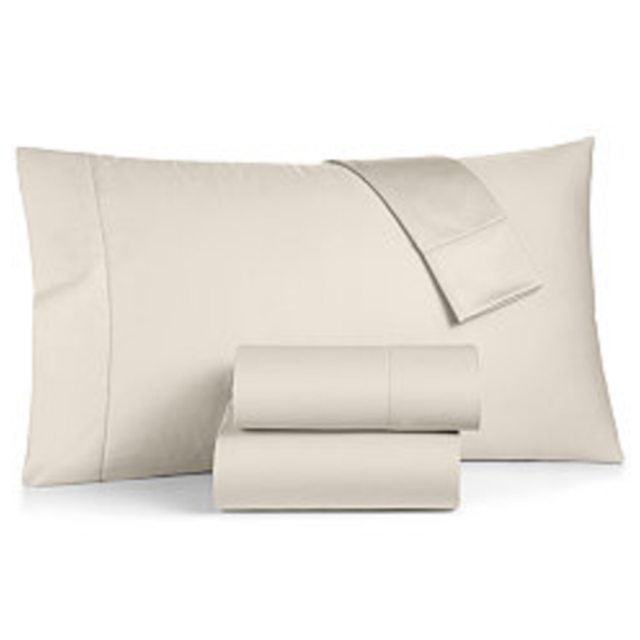 Charter Damask Full Sheet Set, 550 Thread Count, Ivory Color