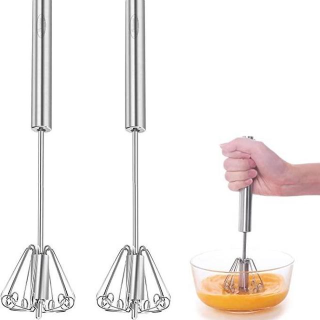 Egg Whisk, [2 Pack] Stainless Steel