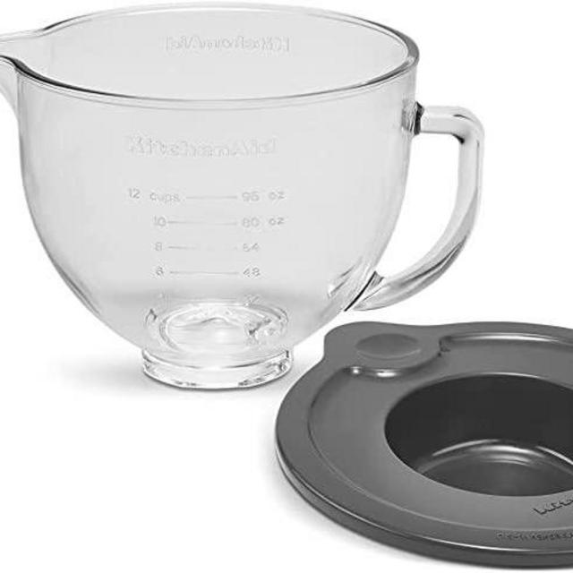 KitchenAid Stand Mixer Bowl, 5 quart, Glass with Measurement Markings