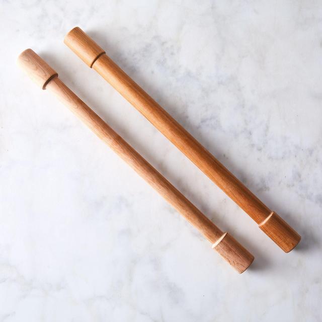 Lovely Baking Rolling Pin Set(Cherry, Set of 2 (1/8" & 1/4")