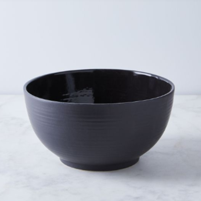 Shaker Ceramic Dinnerware(Serving Bowl, Slate)