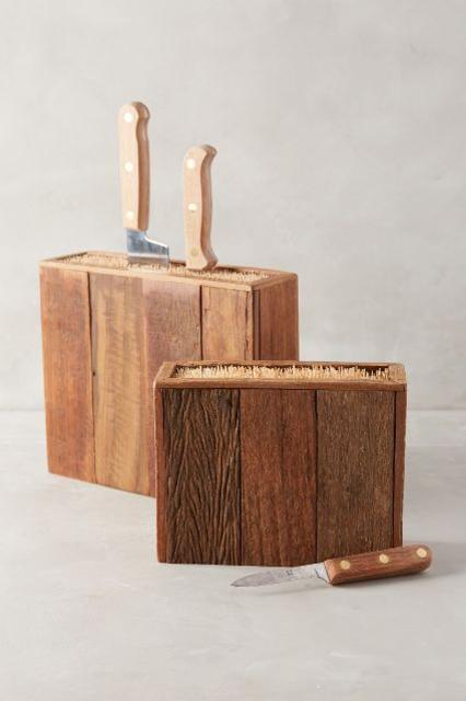 Bamboo Knife Block