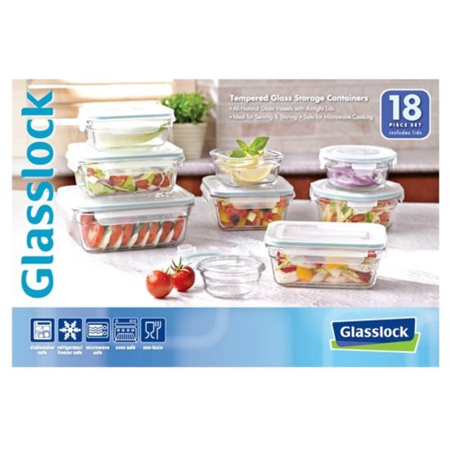 11292 - 18pc Glasslock Oven Safe Box Set